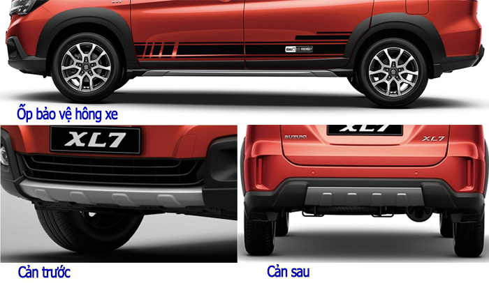 Thiết kế tổng thể xe Suzuki XL7