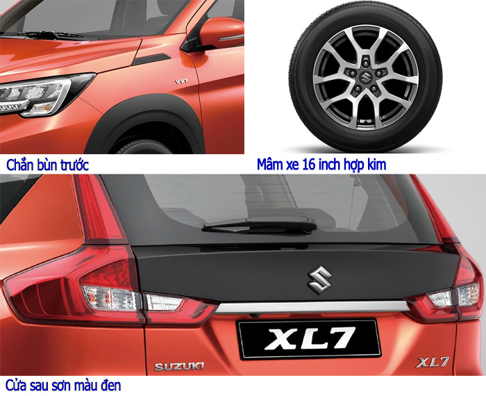 Thiết kế tổng thể xe Suzuki XL7