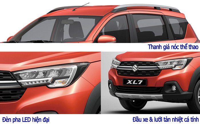 Thiết kế tổng thể xe Suzuki XL7